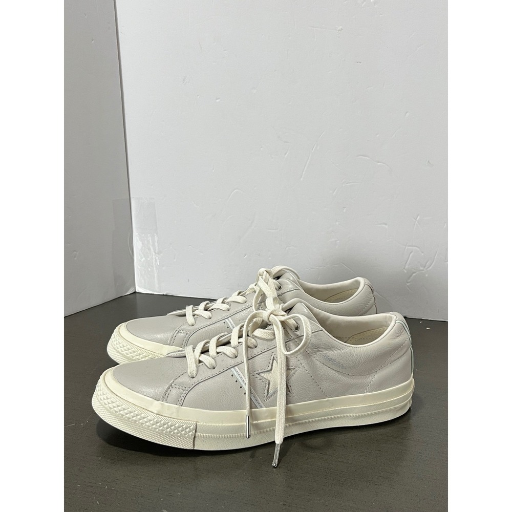 Converse One Star Leather Low Top Sneakers Light Gray Unisex M7 W9-159773C